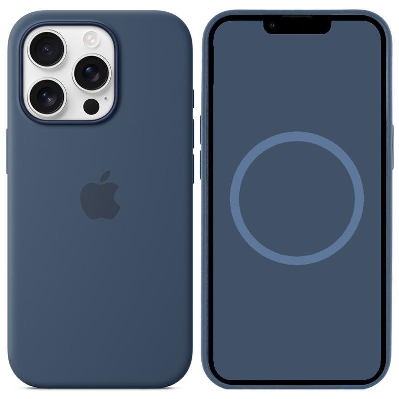 Чохол Silicone case (AAA) with Magsafe and Animation для Apple iPhone 16 Pro Max (6.9) на малюнкі №1