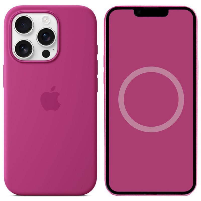 Чохол Silicone case (AAA) with Magsafe and Animation для Apple iPhone 16 Pro Max (6.9) на малюнкі №1
