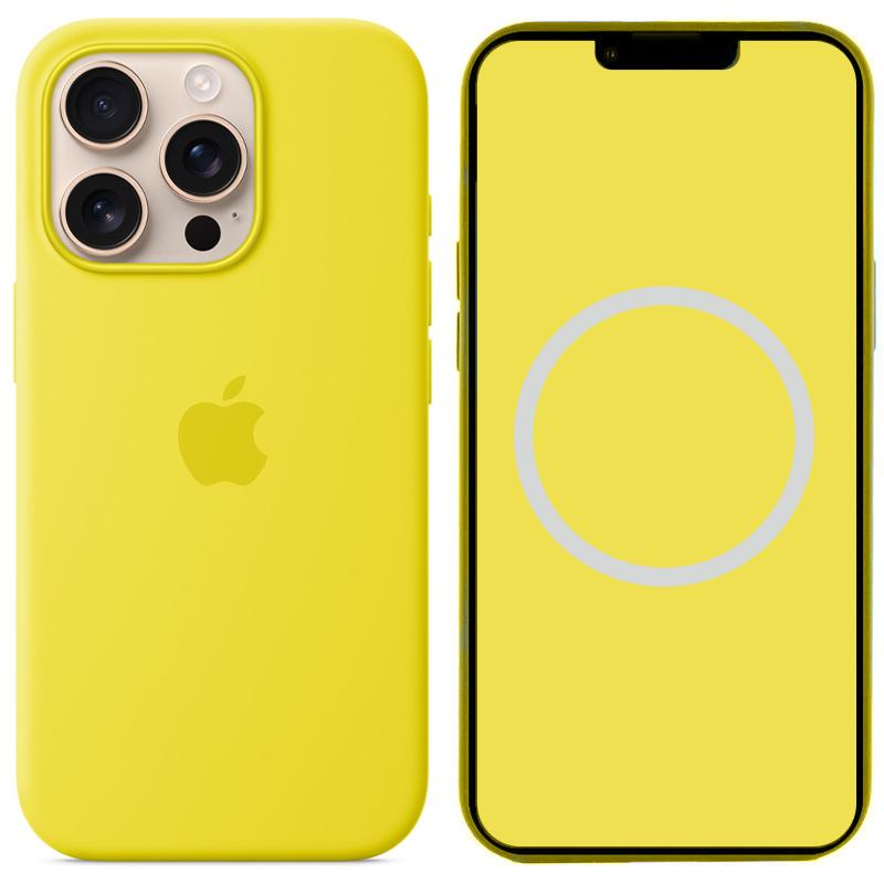 Чохол Silicone case (AAA) with Magsafe and Animation для Apple iPhone 16 Pro Max (6.9) на малюнкі №1