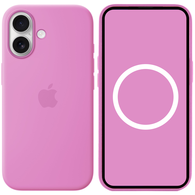 Чехол Silicone case (AAA) with Magsafe and Animation для Apple iPhone 17 (6.3) на картинке №1