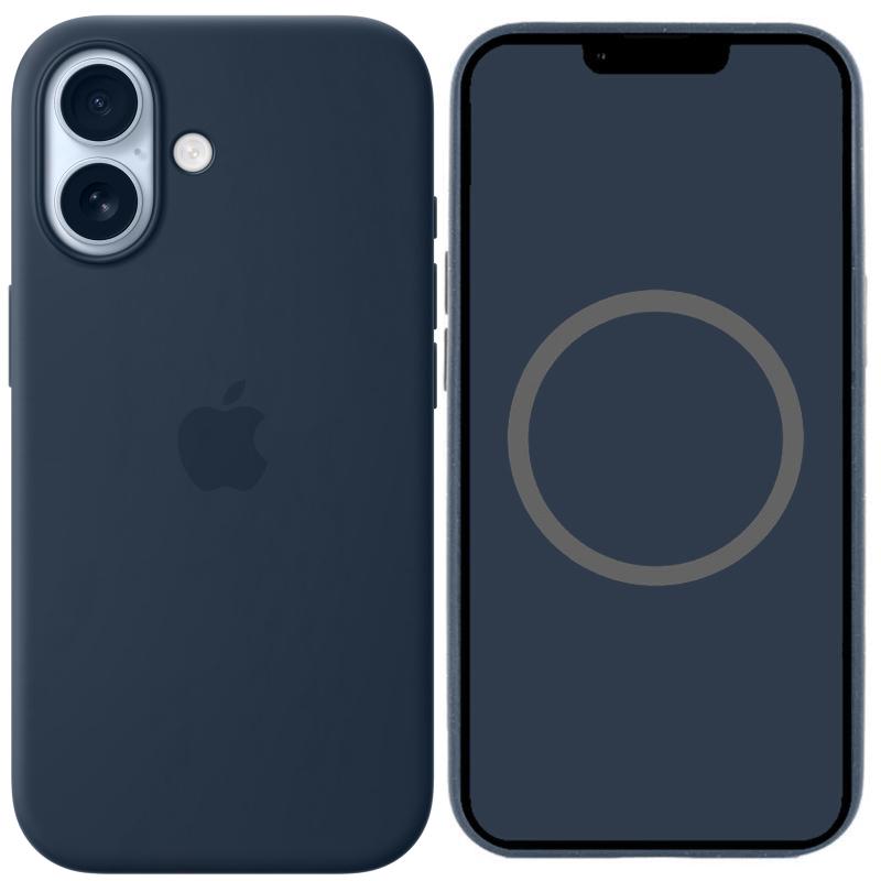 Чохол Silicone case (AAA) with Magsafe and Animation для Apple iPhone 17 (6.3) на малюнкі №1