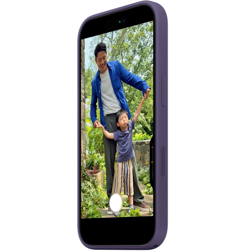 Чехол Silicone case (AAA) with Magsafe and Animation для Apple iPhone 17 (6.3) на картинке №2