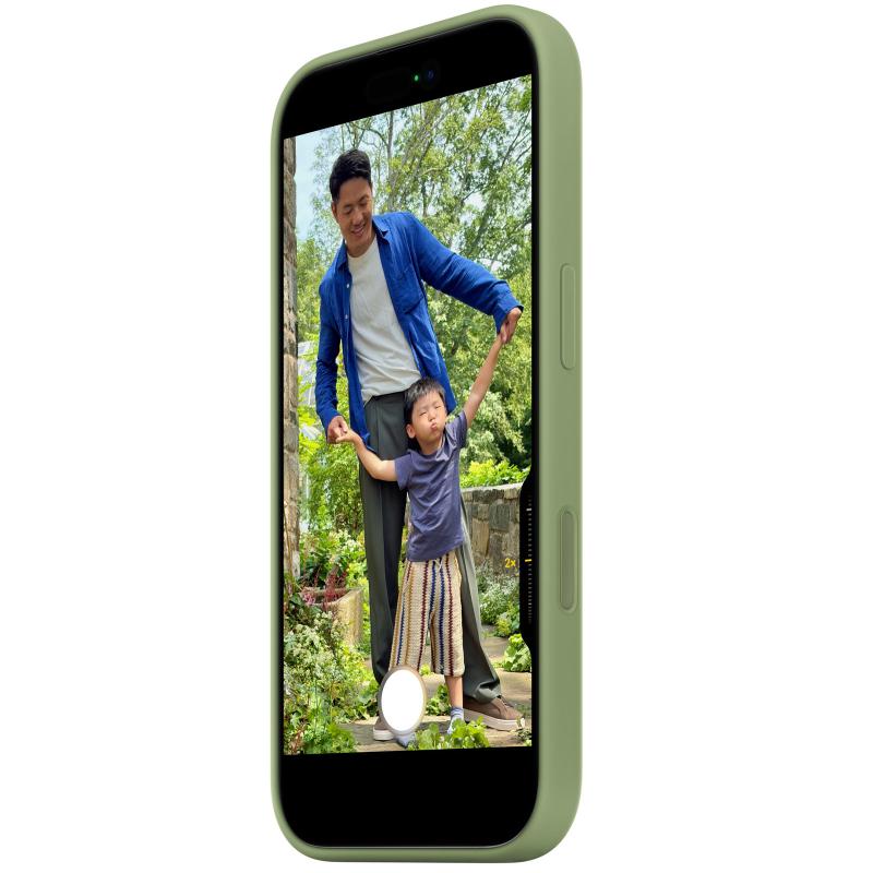 Чехол Silicone case (AAA) with Magsafe and Animation для Apple iPhone 17 (6.3) на картинке №2