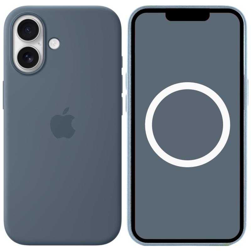 Чохол Silicone case (AAA) with Magsafe and Animation для Apple iPhone 17 (6.3) на малюнкі №1