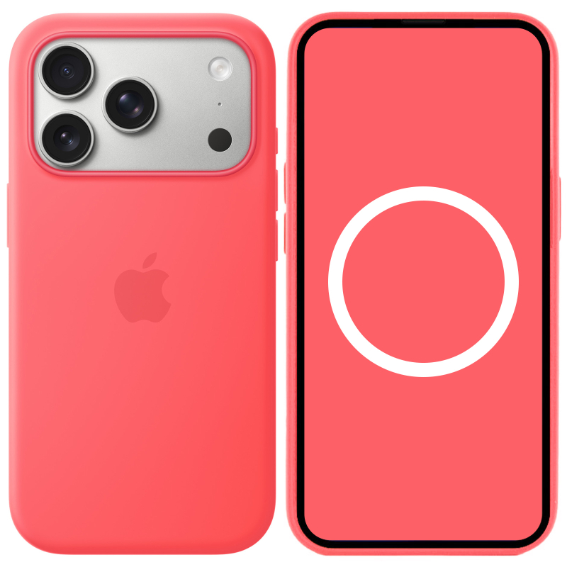 Чехол Silicone case (AAA) with Magsafe and Animation для Apple iPhone 17 Pro (6.3) на картинке №1