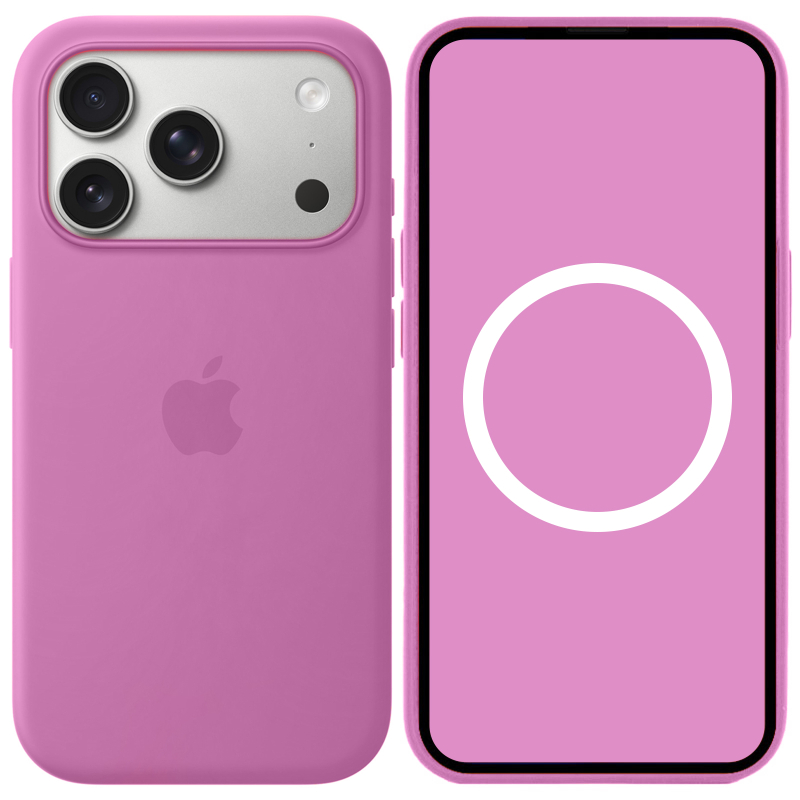 Чехол Silicone case (AAA) with Magsafe and Animation для Apple iPhone 17 Pro (6.3) на картинке №1