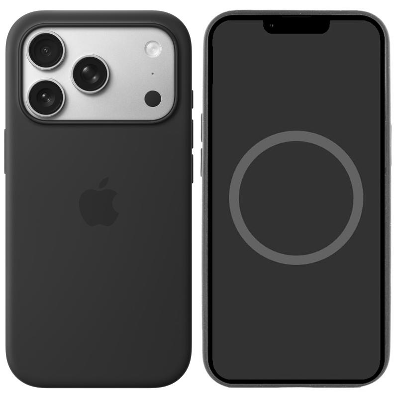 Чохол Silicone case (AAA) with Magsafe and Animation для Apple iPhone 17 Pro (6.3) на малюнкі №1