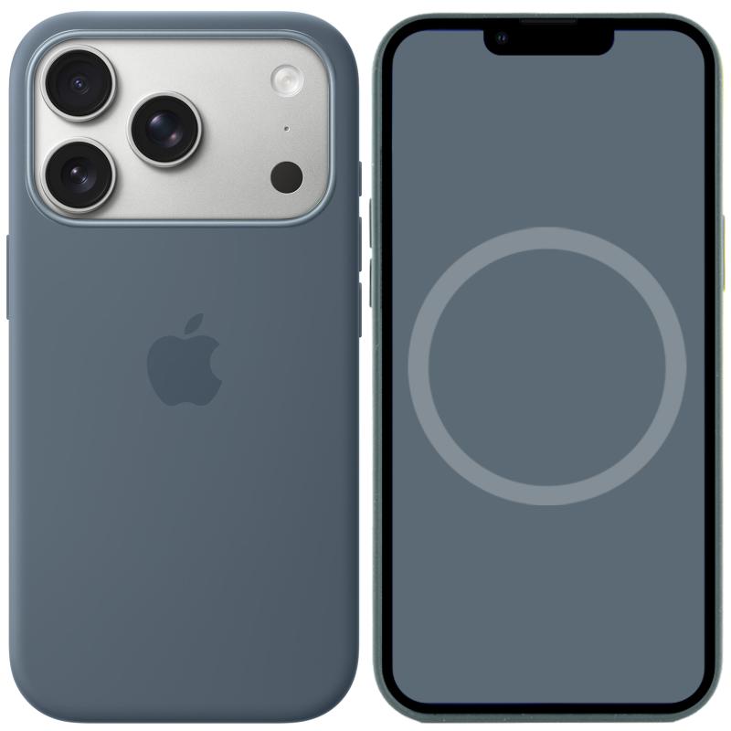 Чехол Silicone case (AAA) with Magsafe and Animation для Apple iPhone 17 Pro (6.3) на картинке №1