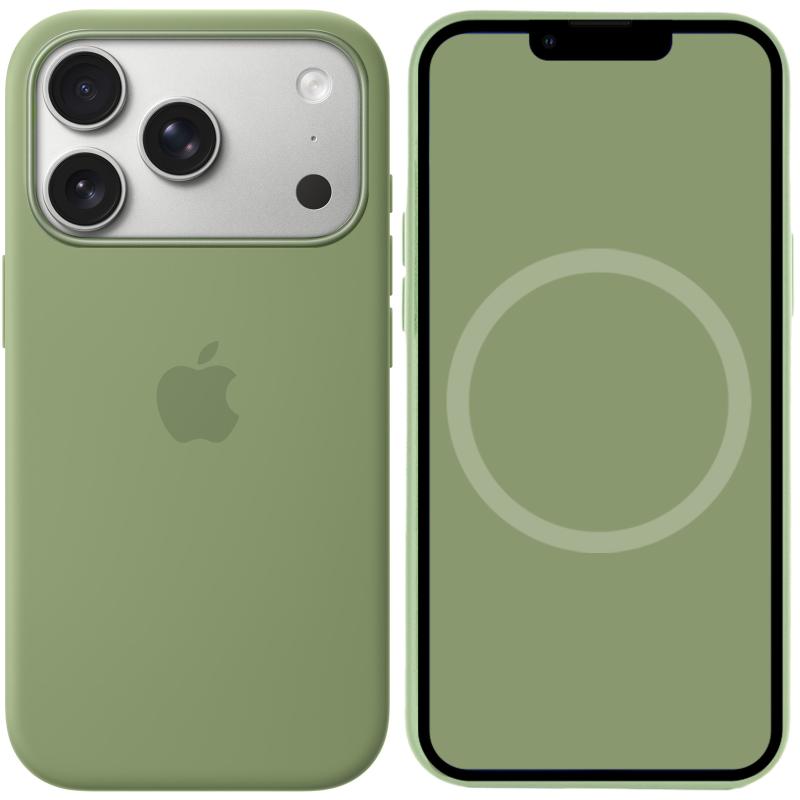 Чохол Silicone case (AAA) with Magsafe and Animation для Apple iPhone 17 Pro Max (6.9) на малюнкі №1