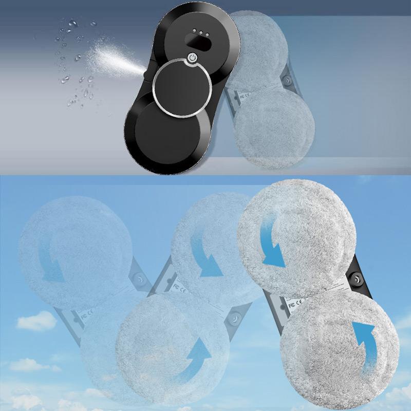 Робот для мойки окон DJET W17S с односторонним автоматическим распылителем воды на картинке №4