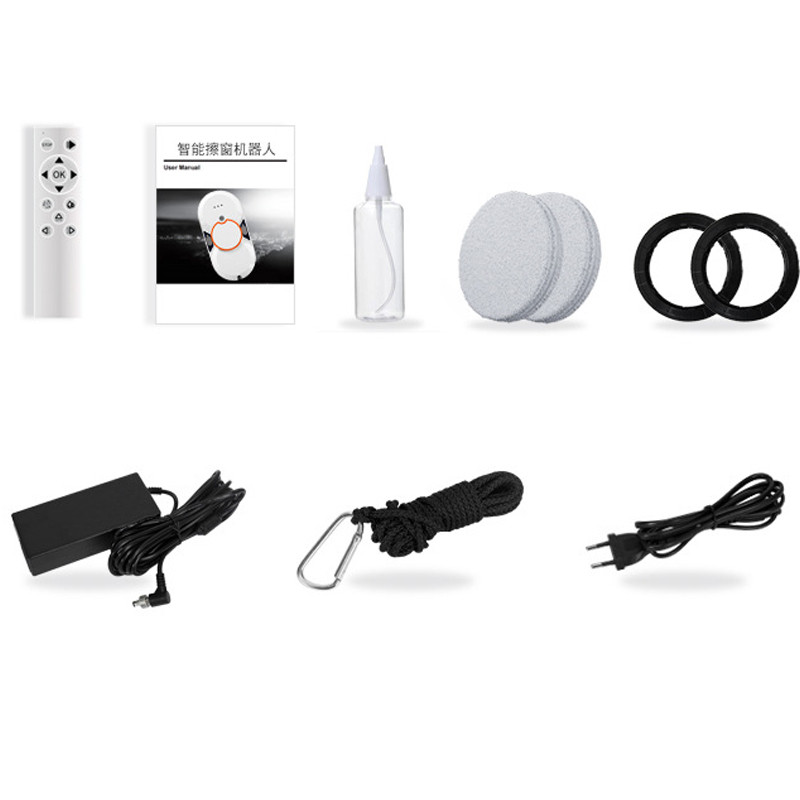 Робот для мойки окон DJET W24D с двухсторонним автоматическим распылителем воды на картинке №5