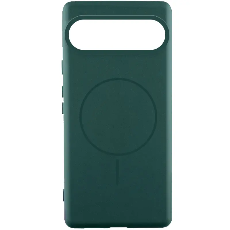 Чехол Silicone Cover Lakshmi (AA) with MagFit для Google Pixel 10 / 10 Pro, Зеленый / Dark green, Силикон, купить оптом с доставкой