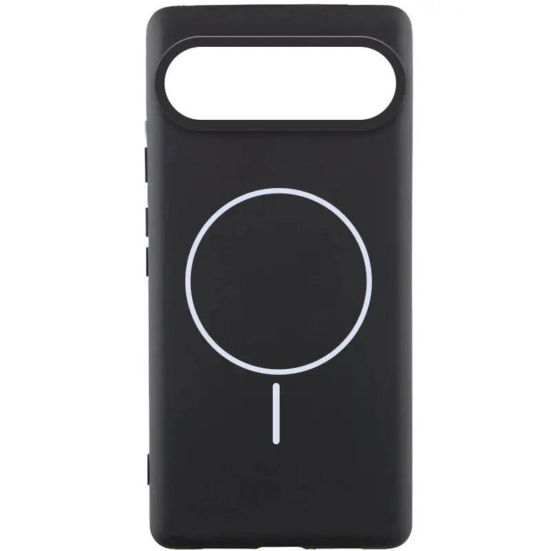 Чехол Silicone Cover Lakshmi (AA) with MagFit для Google Pixel 10 / 10 Pro, Черный / Black, Силикон, купить оптом с доставкой
