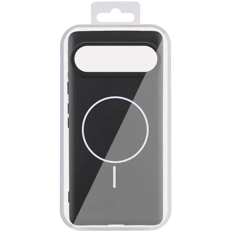 Чехол Silicone Cover Lakshmi (AA) with MagFit для Google Pixel 10 Pro XL, Черный / Black 3, Силикон, купить оптом с доставкой