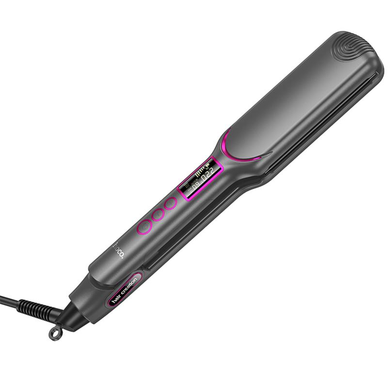 Выпрямитель для волос Hoco HP42 Wide board hair straightener with digital display на картинке №1