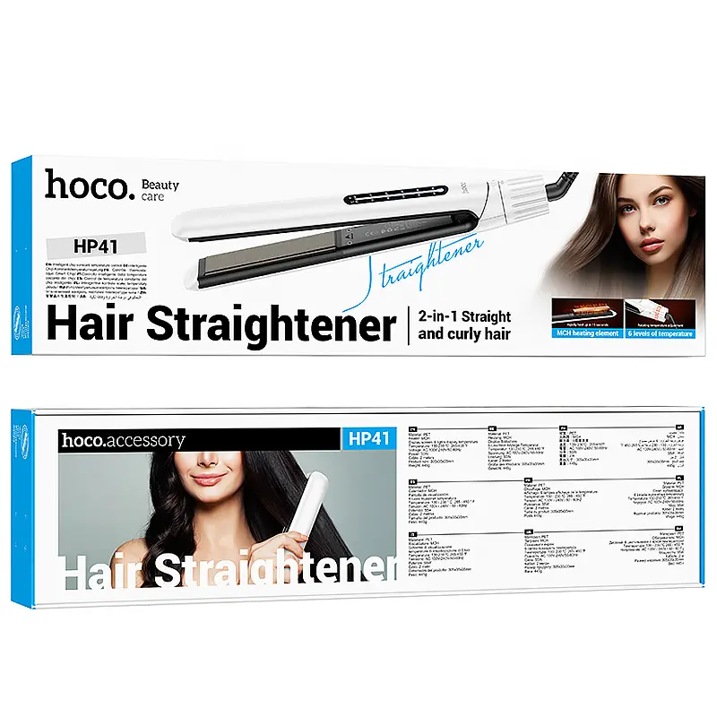 Выпрямитель для волос Hoco HP41 Crystal Smooth, White 5, купить оптом с доставкой