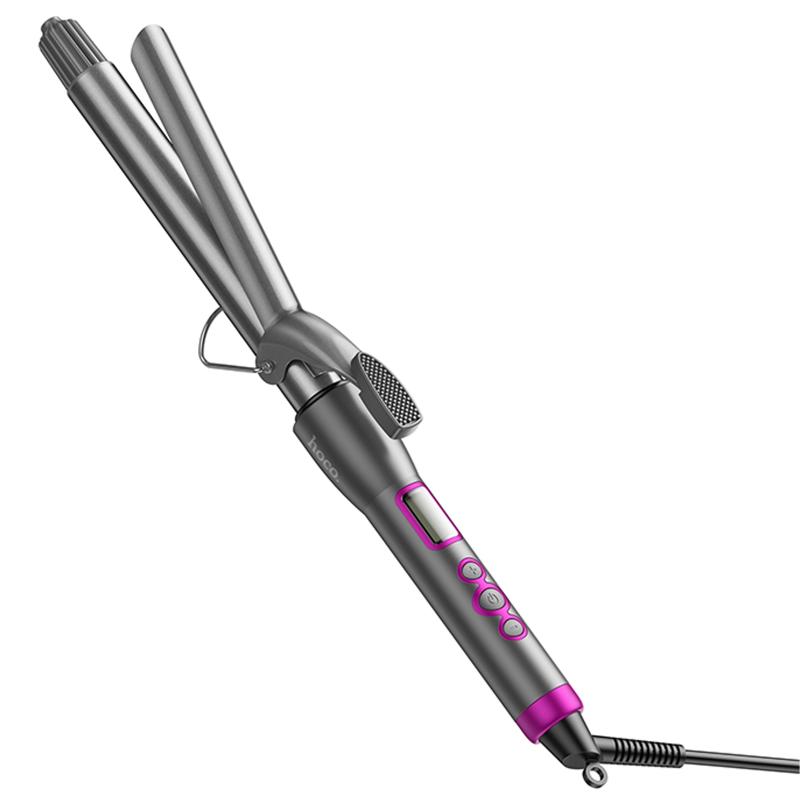 Плойка для волос Hoco HP43 Electric manual curling iron with digital display на картинке №3