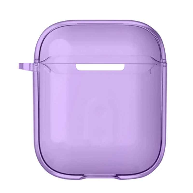 Футляр TPU Colorful для навушників Airpods 1/2, Purple 1, TPU, купити оптом з доставкою