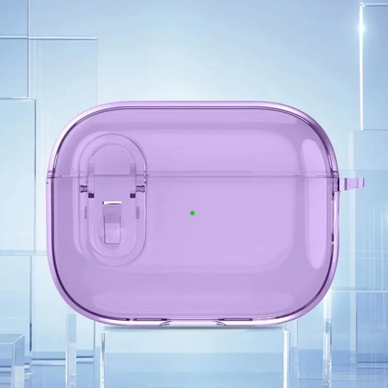 Футляр TPU Colorful для навушників Airpods Pro 2 / Pro, Purple 1, TPU, купити оптом з доставкою