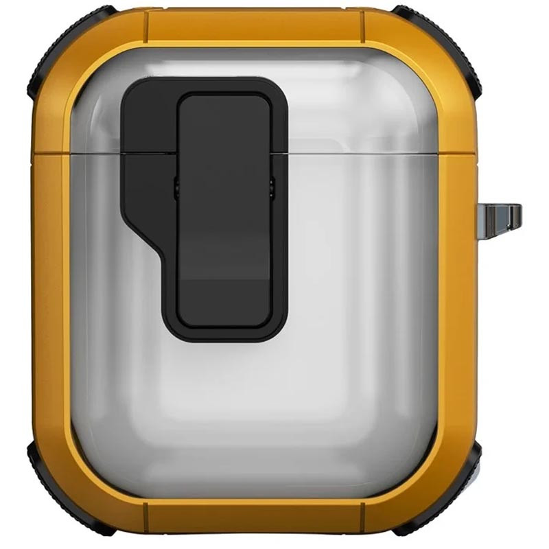 Футляр протиударний Locking Button для навушників Airpods 1/2 на малюнкі №1