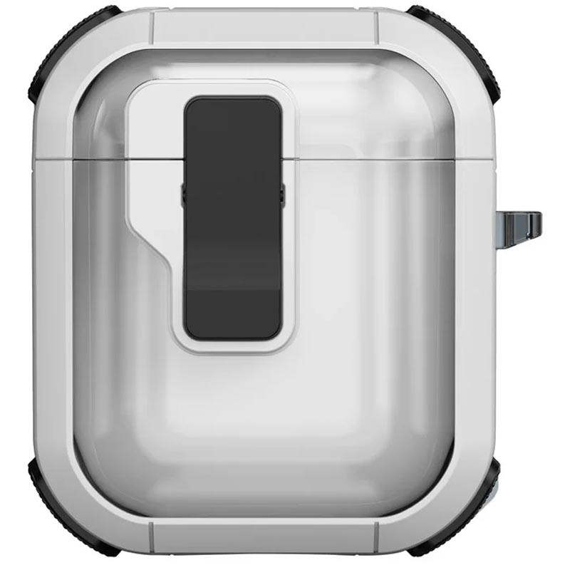Футляр протиударний Locking Button для навушників Airpods 1/2 на малюнкі №1
