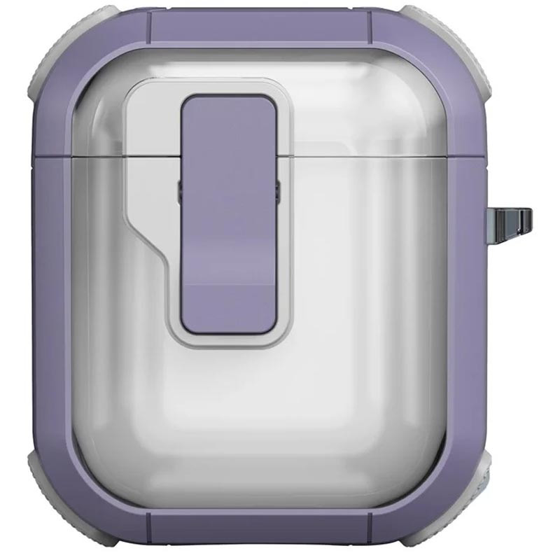 Футляр протиударний Locking Button для навушників Airpods 1/2 на малюнкі №1