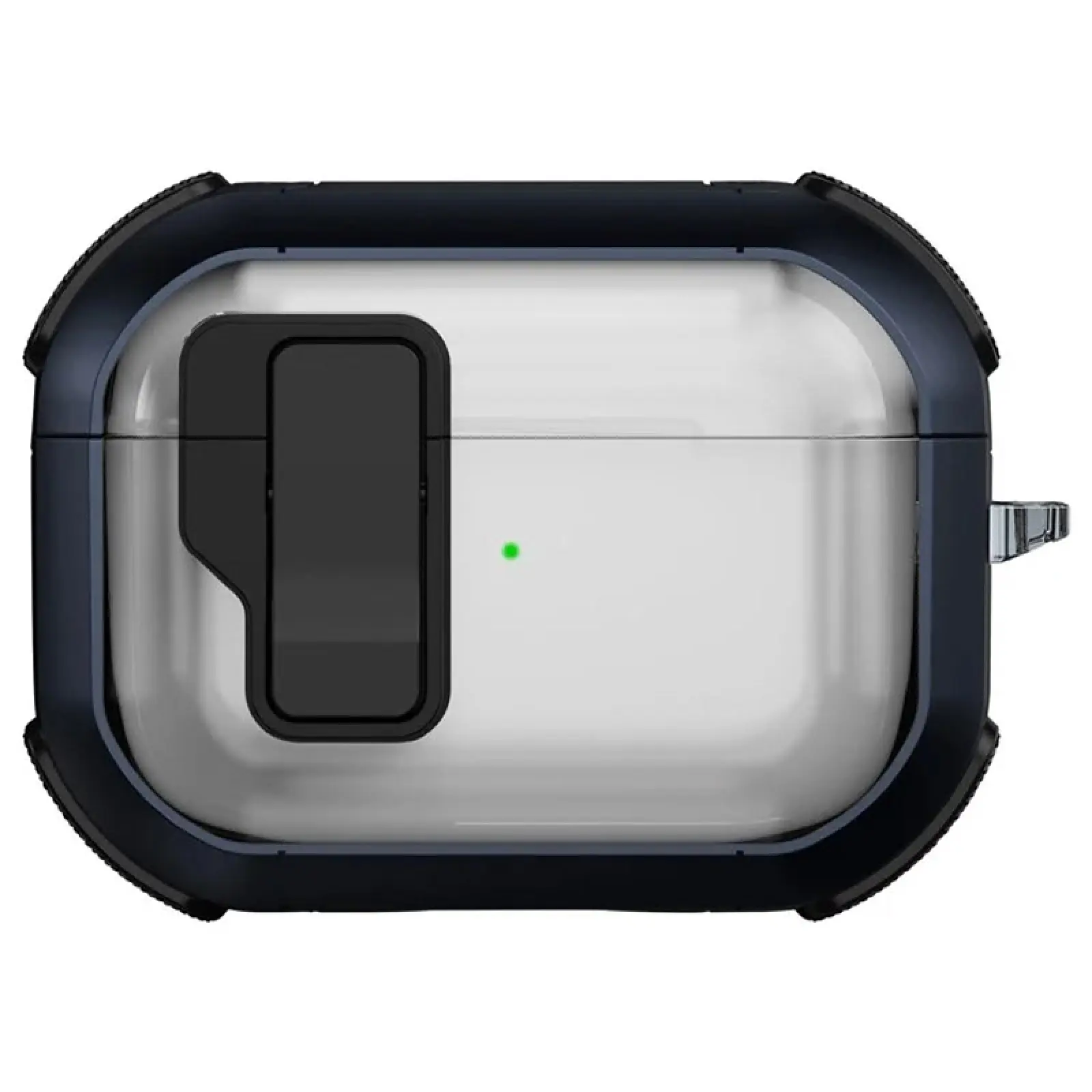 Футляр протиударний Locking Button для навушників Airpods Pro, Blue, Пластик, купити оптом з доставкою