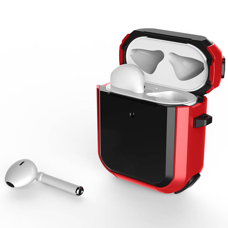 Футляр протиударний Black ed. для навушників Airpods 1/2 на малюнкі №2