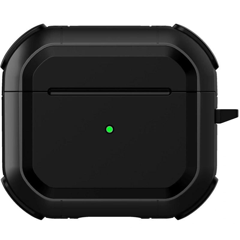 Футляр противоударный Black ed. для наушников Airpods 4 на картинке №1