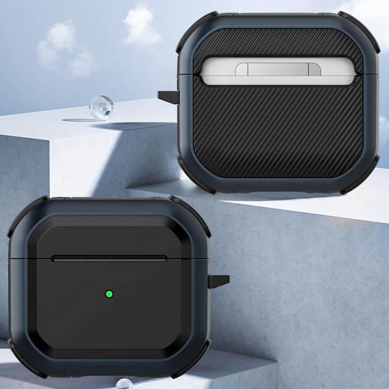 Футляр противоударный Black ed. для наушников Airpods 4 на картинке №2