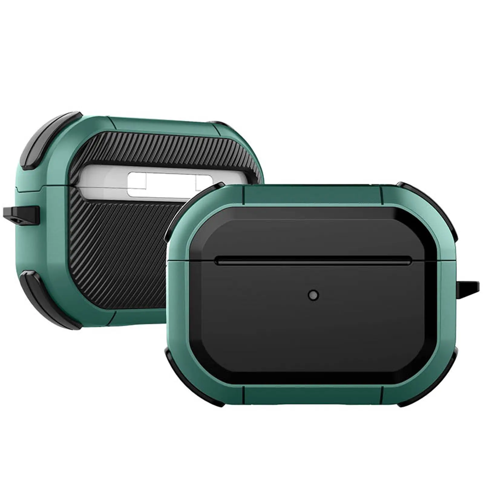 Футляр противоударный Black ed. для наушников Airpods Pro 2 / Pro, Apple Green, Пластик, купить оптом с доставкой