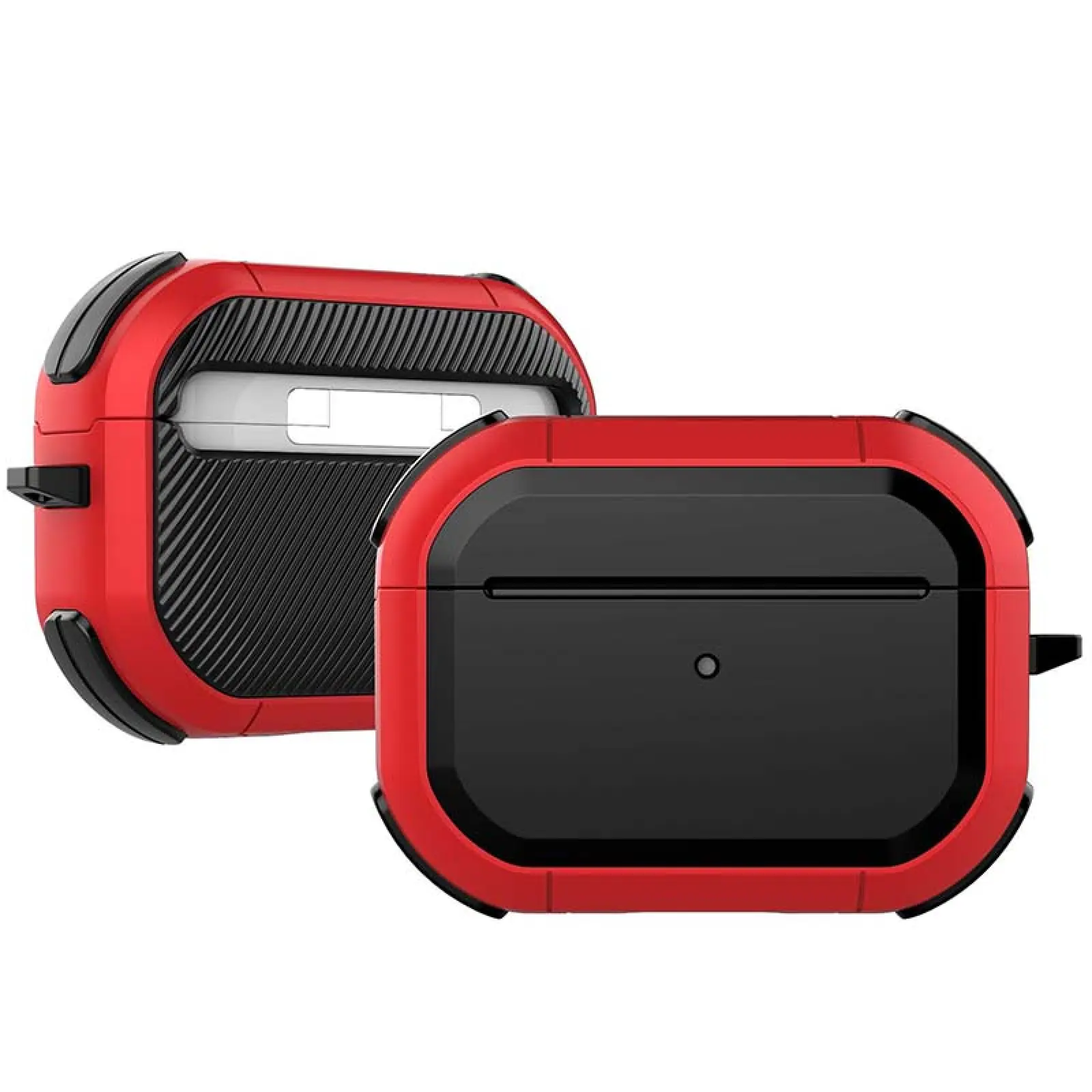 Футляр противоударный Black ed. для наушников Airpods Pro 2 / Pro, Red, Пластик, купить оптом с доставкой