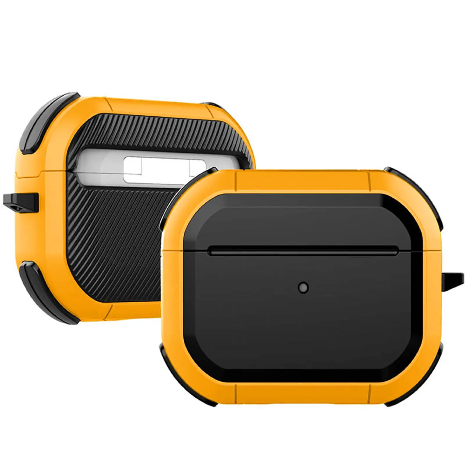 Футляр протиударний Black ed. для навушників Airpods Pro 3, Yellow, Пластик, купити оптом з доставкою