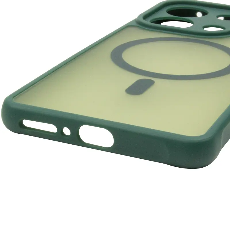 Чохол TPU Bloom with Magnetic Fit для Xiaomi Redmi Note 13 4G, Green 4, TPU, купити оптом з доставкою