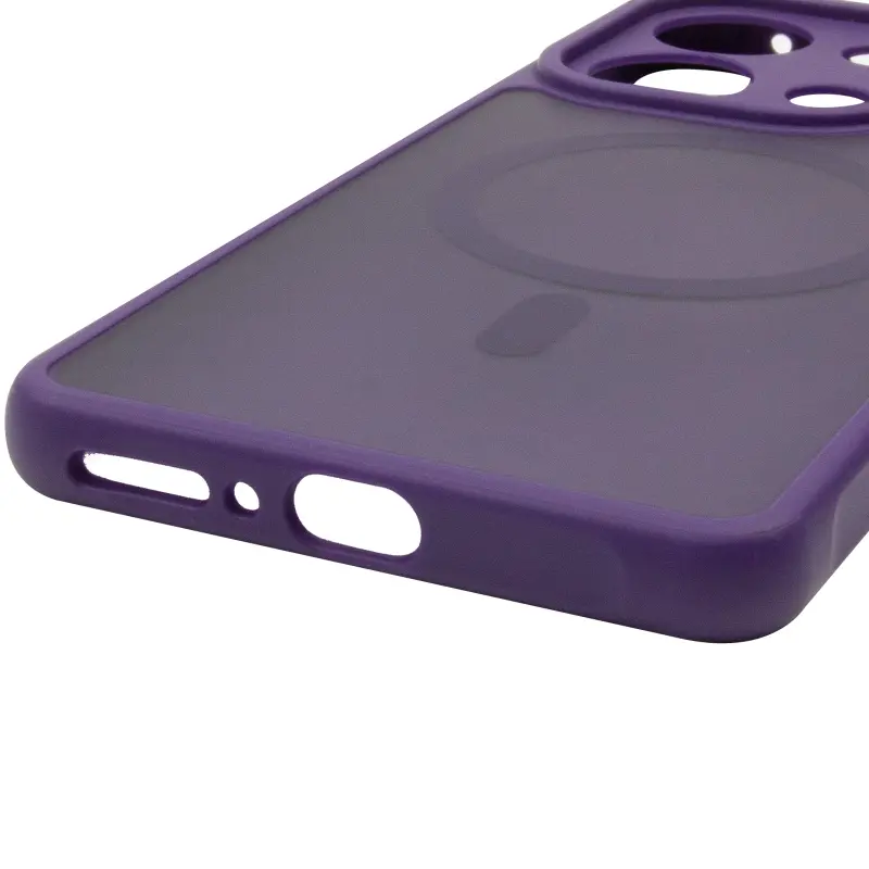 Чохол TPU Bloom with Magnetic Fit для Xiaomi Redmi Note 13 4G, Purple 4, TPU, купити оптом з доставкою