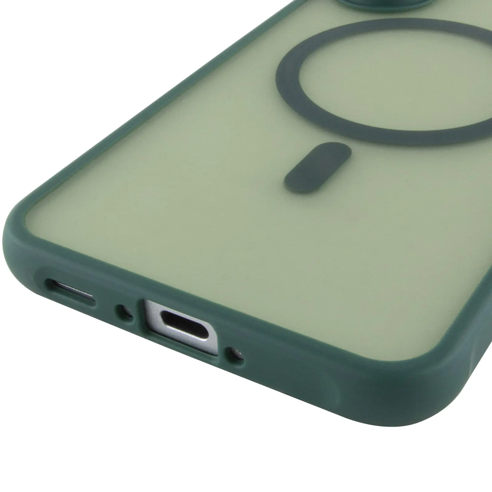 Чехол TPU Bloom with MagSafe для Samsung Galaxy A35, Green 4, TPU, купить оптом с доставкой