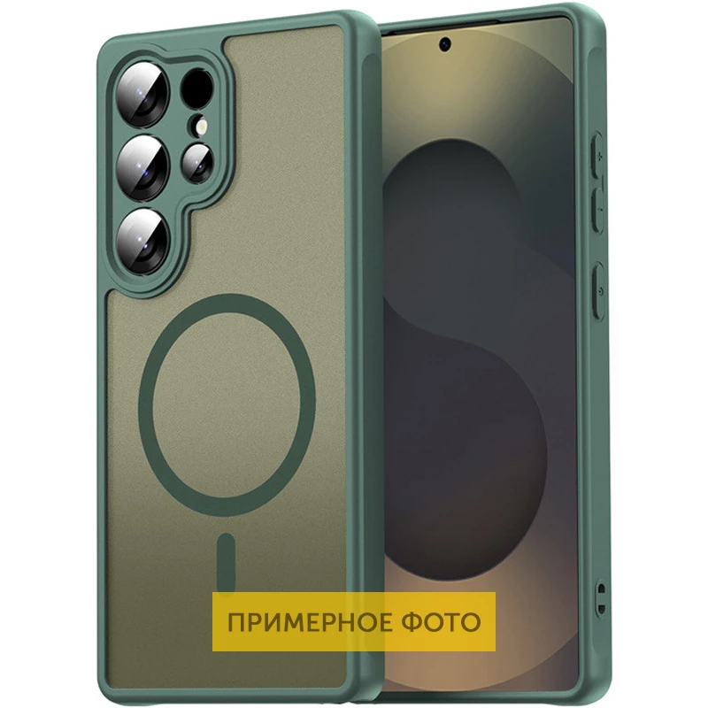 Чехол TPU Bloom with Magnetic Fit для Samsung Galaxy S24 FE, Green, TPU, купить оптом с доставкой