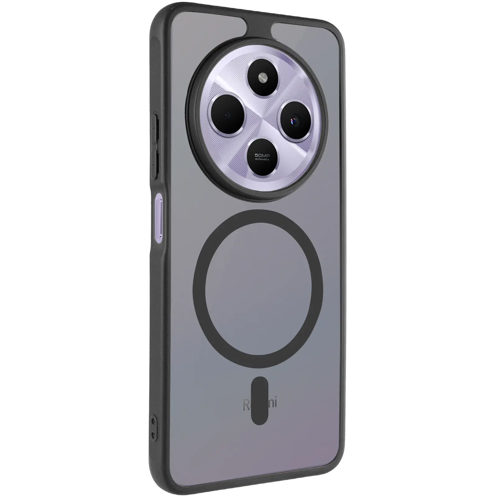 Чехол TPU Bloom with Magnetic Fit для Xiaomi Redmi 14C / A4 / Poco C75 / Poco M7 5G, Black, TPU, купить оптом с доставкой