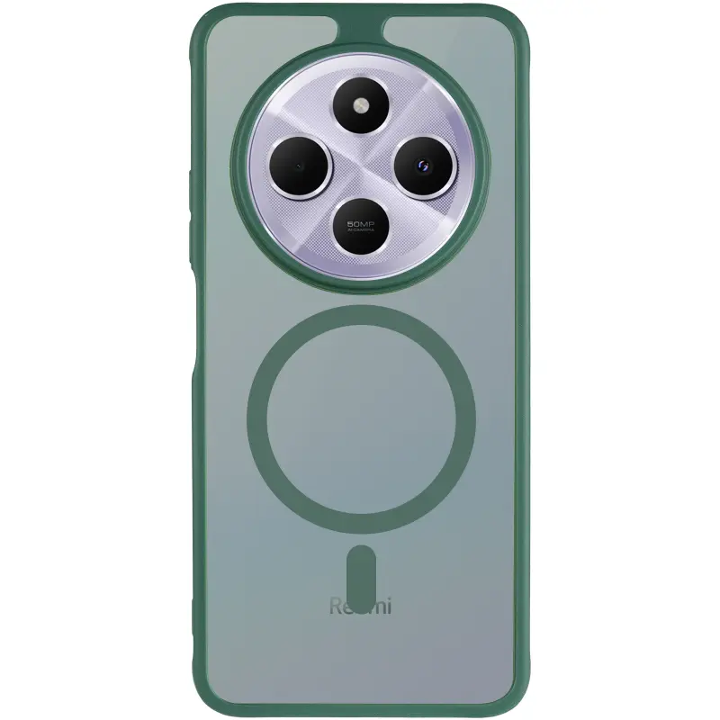 Чехол TPU Bloom with Magnetic Fit для Xiaomi Redmi 14C / A4 / Poco C75 / Poco M7 5G, Green 1, TPU, купить оптом с доставкой