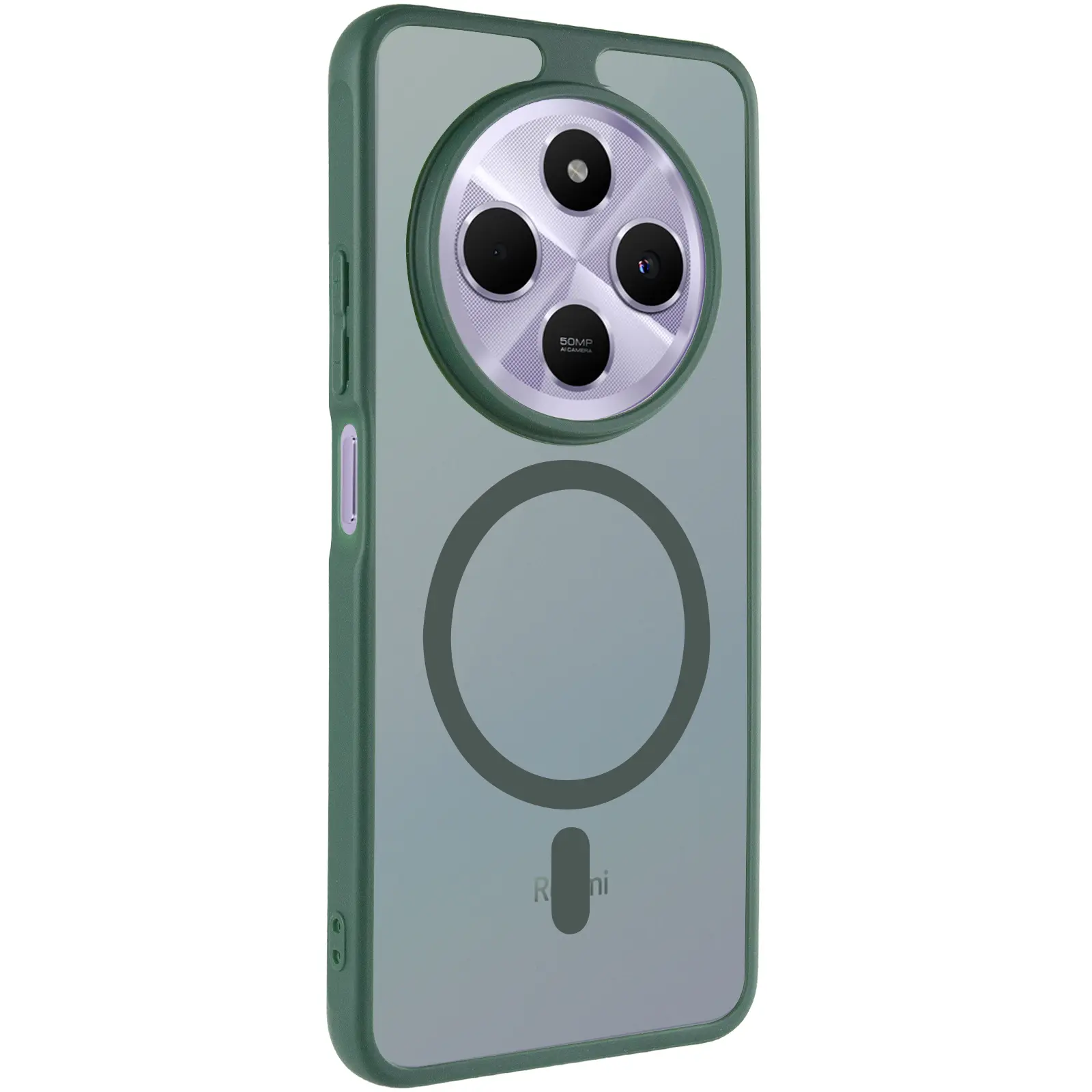 Чехол TPU Bloom with Magnetic Fit для Xiaomi Redmi 14C / A4 / Poco C75 / Poco M7 5G, Green, TPU, купить оптом с доставкой