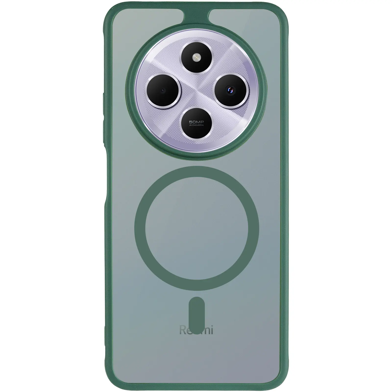 Чехол TPU Bloom with Magnetic Fit для Xiaomi Redmi 14C / A4 / Poco C75 / Poco M7 5G, Green 1, TPU, купить оптом с доставкой