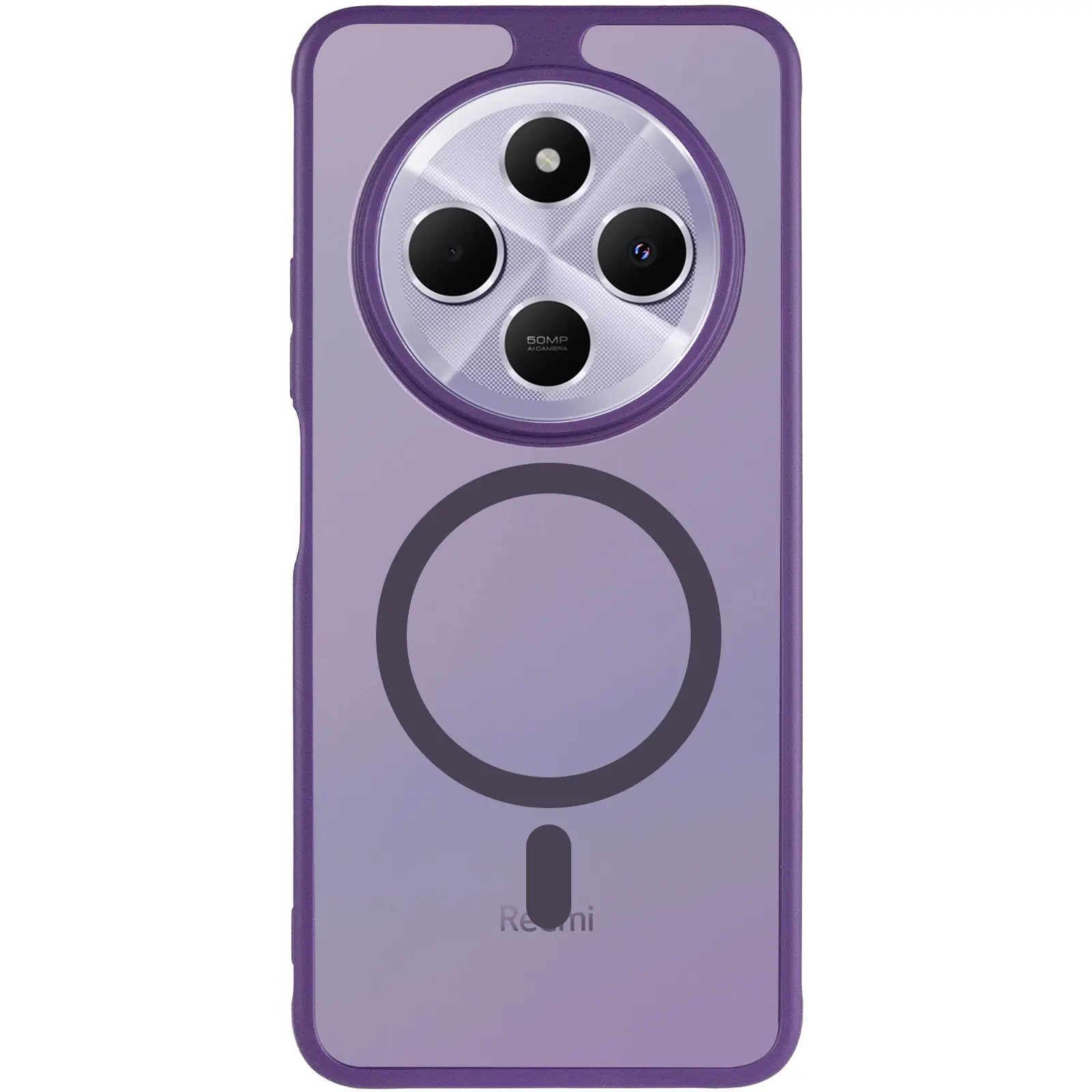 Чехол TPU Bloom with Magnetic Fit для Xiaomi Redmi 14C / A4 / Poco C75 / Poco M7 5G, Purple 1, TPU, купить оптом с доставкой