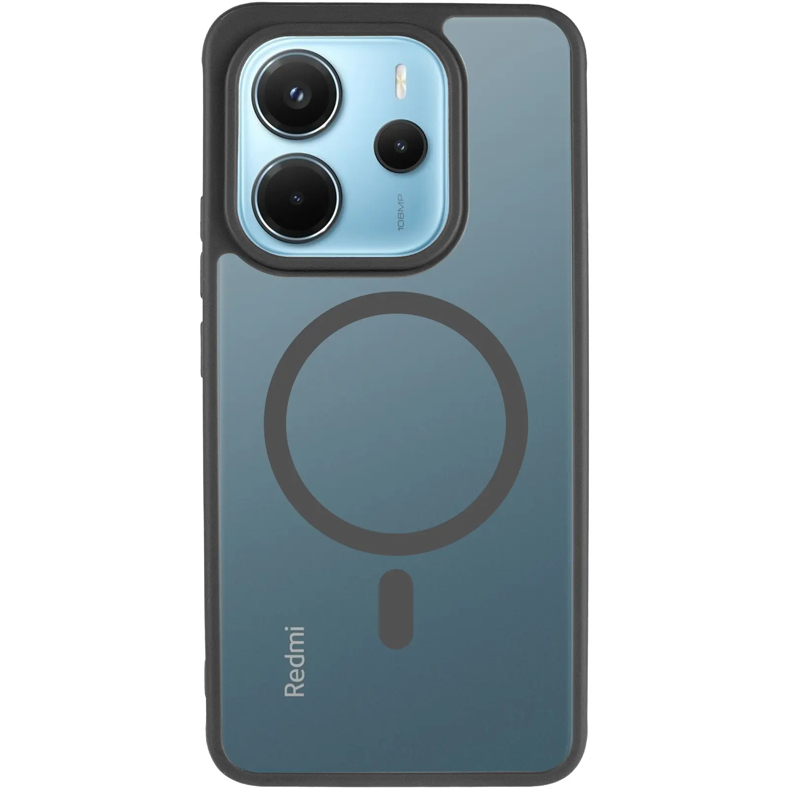 Чехол TPU Bloom with Magnetic Fit для Xiaomi Redmi Note 14 4G (Europe version), Black 1, TPU, купить оптом с доставкой