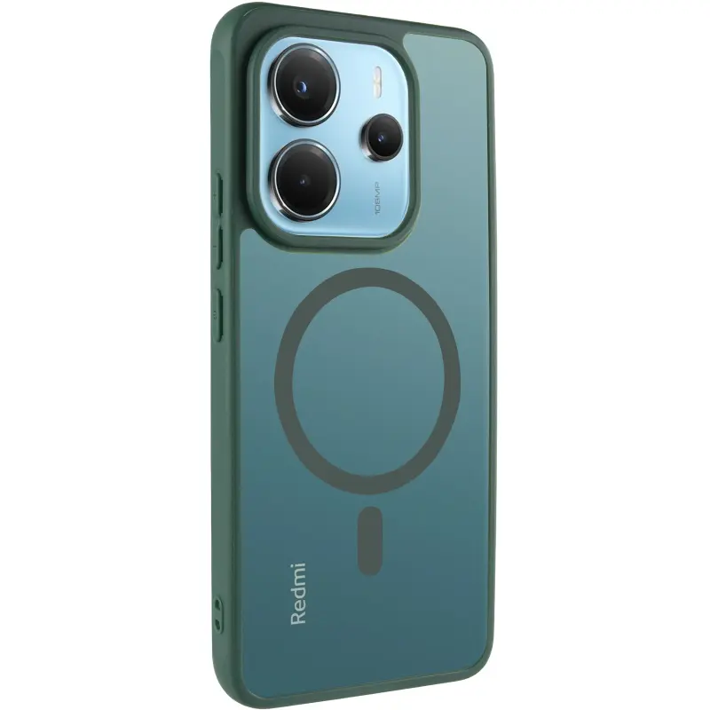 Чехол TPU Bloom with Magnetic Fit для Xiaomi Redmi Note 14 4G (Europe version), Green, TPU, купить оптом с доставкой