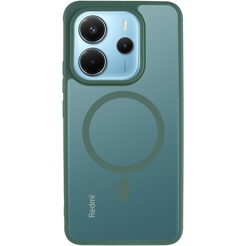 Чехол Bloom with MagSafe для Xiaomi Redmi Note 14 4G (Europe version) |TPU+PC| на картинке №2