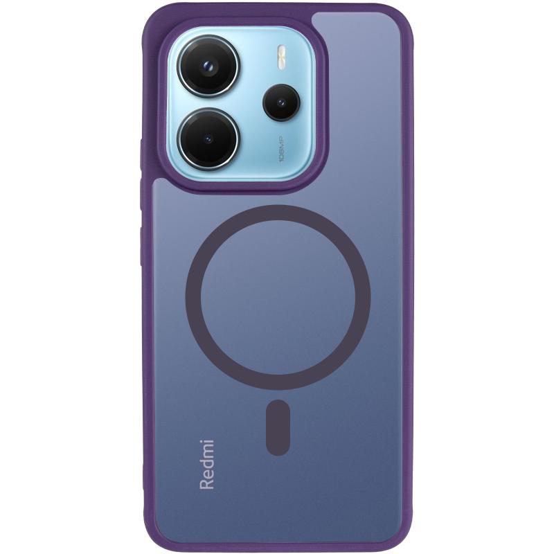 Чехол Bloom with MagSafe для Xiaomi Redmi Note 14 4G (Europe version) |TPU+PC| на картинке №2