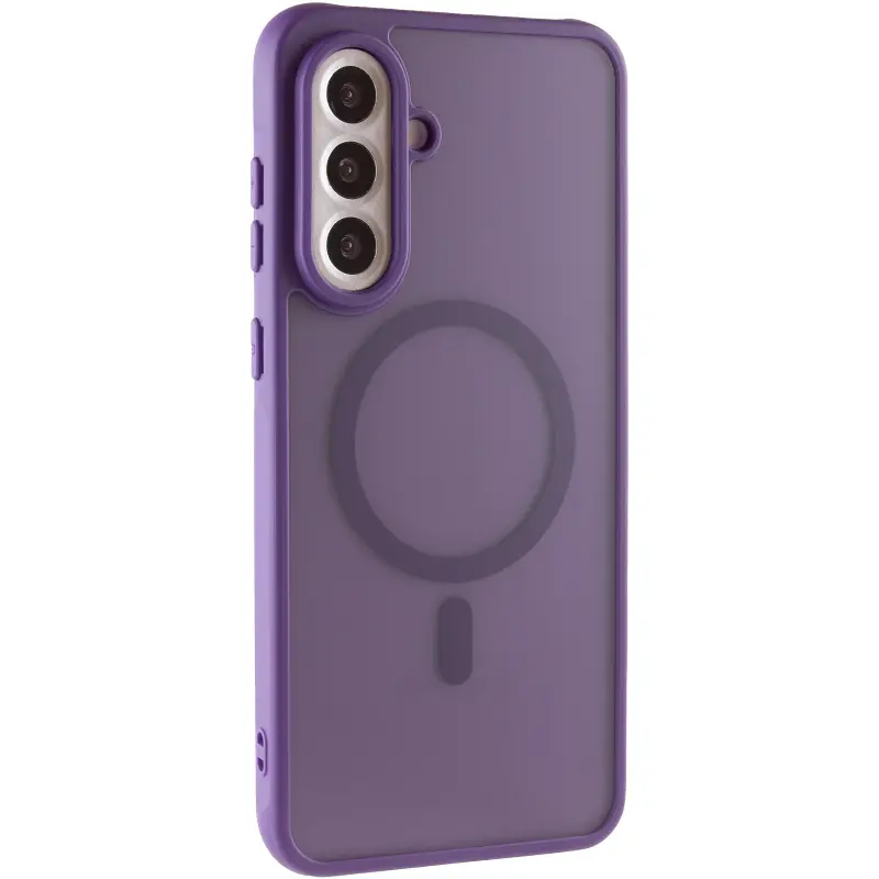 Чехол TPU Bloom with Magnetic Fit для Samsung Galaxy S25 FE, Purple, TPU, купить оптом с доставкой