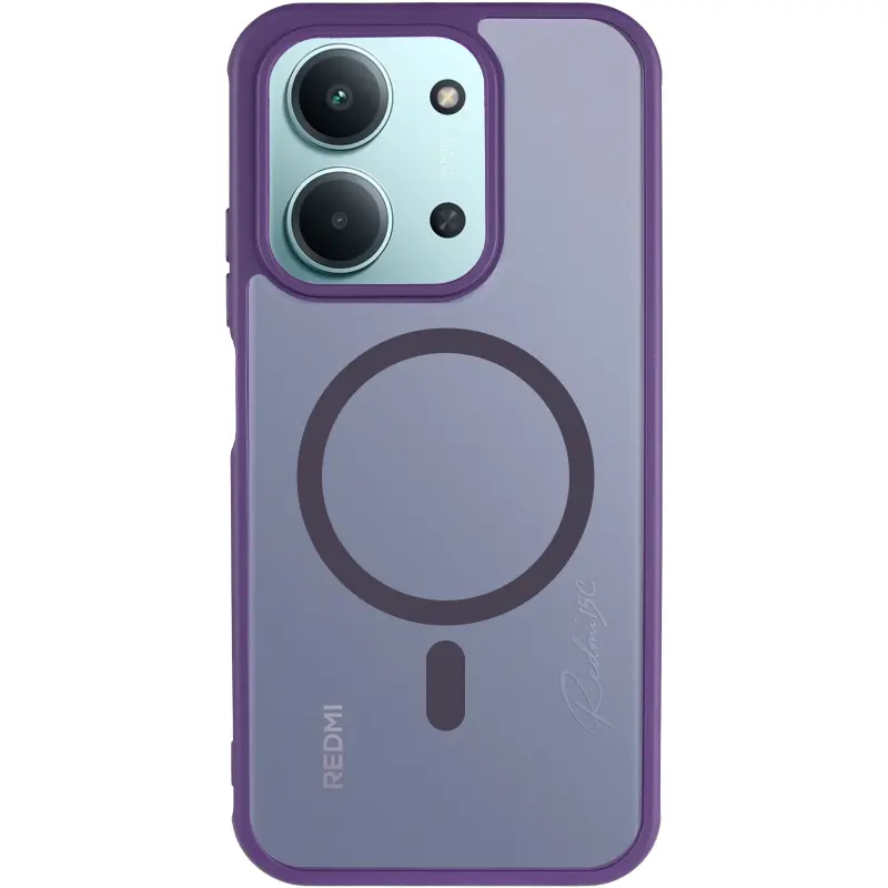 Чехол TPU Bloom with Magnetic Fit для Xiaomi Redmi 15C (EU), Purple 1, TPU, купить оптом с доставкой