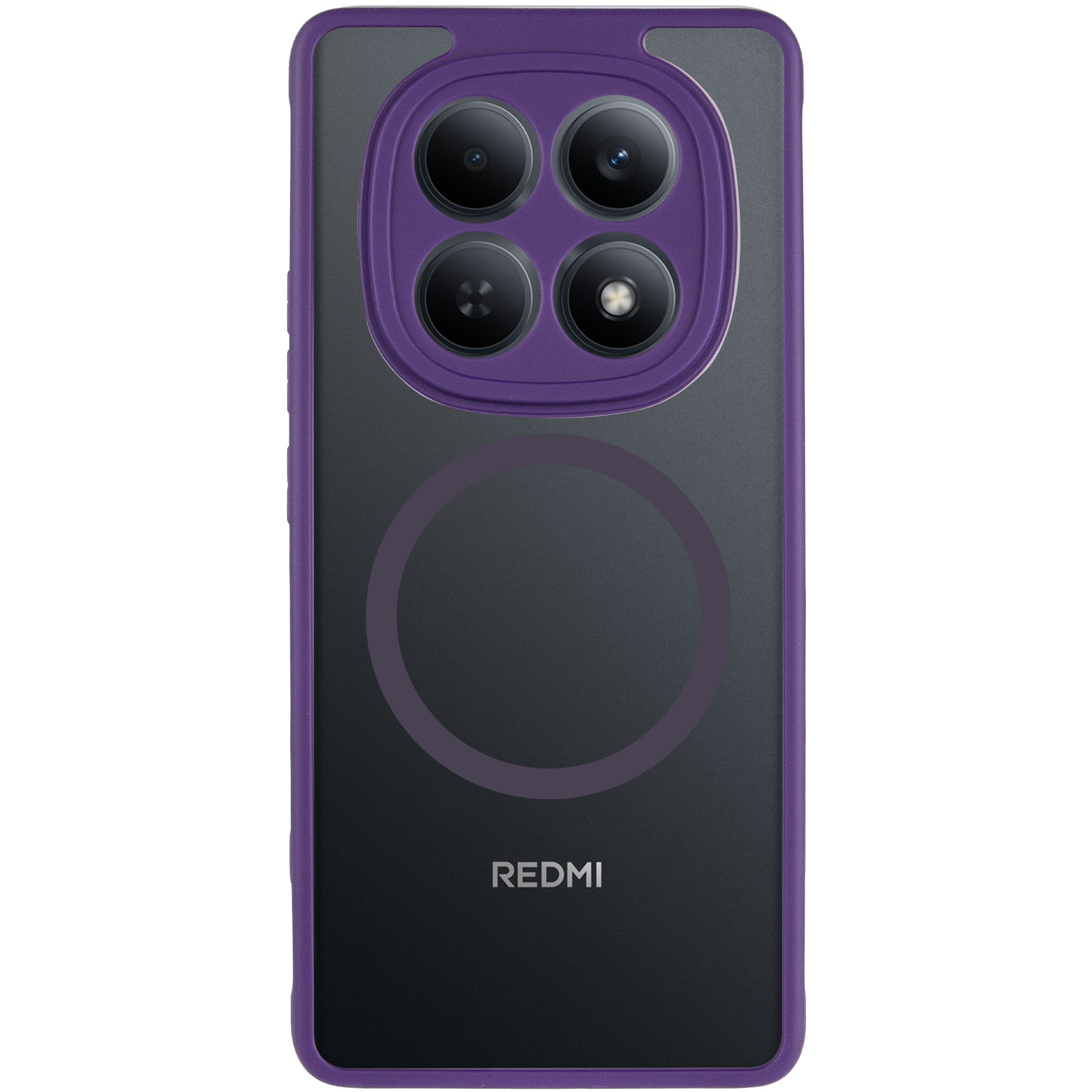 Чохол TPU Bloom with Magnetic Fit для Xiaomi Redmi Note 15 4G/5G (EU), Purple 1, TPU, купити оптом з доставкою