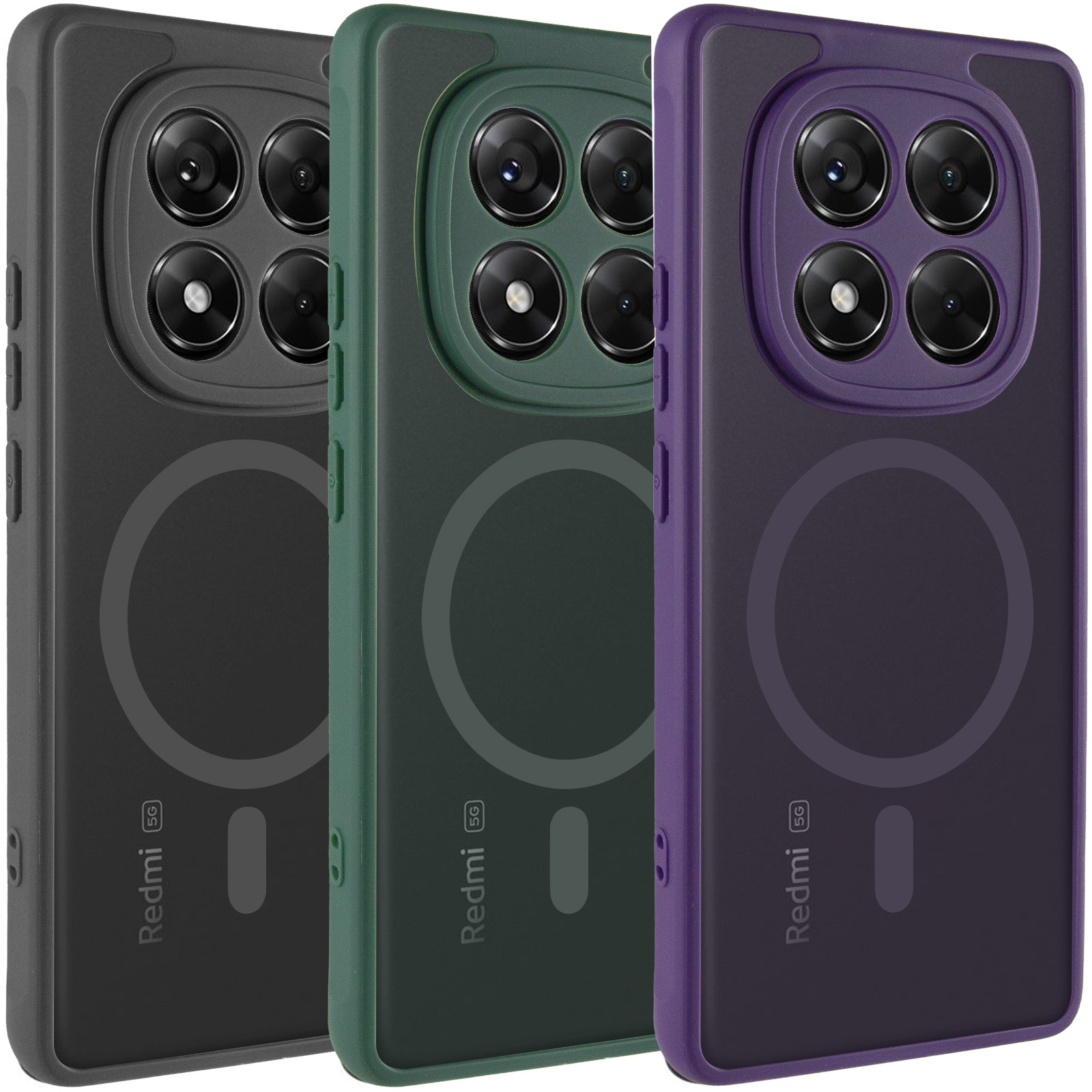 Чехол TPU Bloom with Magnetic Fit для Xiaomi Redmi Note 15 Pro 4G, TPU, купить оптом с доставкой